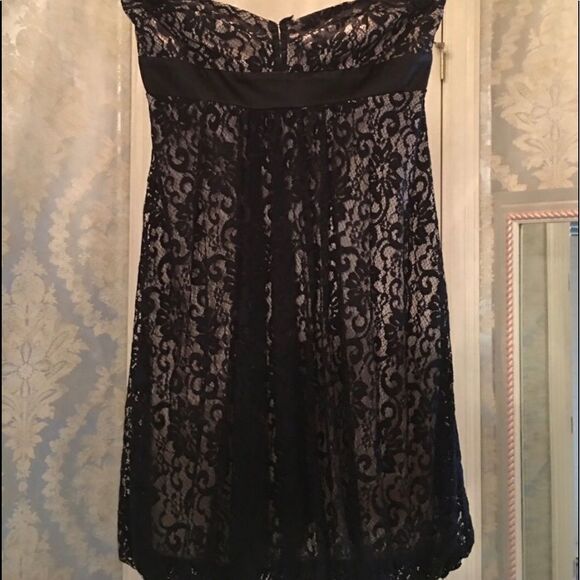 Cache Strapless Lace Dress! ✨ Cache Strapless Black Lace Dress – Size 10 ✨ - Picture 6 of 6